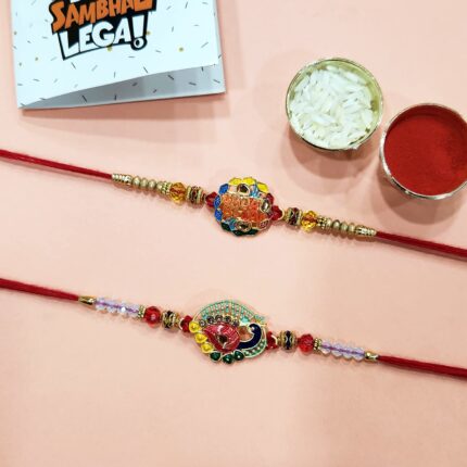 Duo of Devotion: Rakhis Set of 2