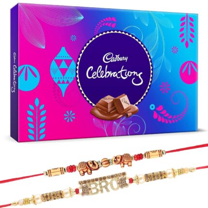 Cadbury Celebration Pack with Set of 2 Rakhi