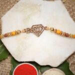 Designer Bro Rakhi and Roli-Chawal Set