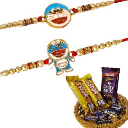 Doraemon Rakhi with Cadbury Celebrations combo