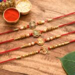 Om Shree Ganesh Swastik Rakhi & Roli- chawal