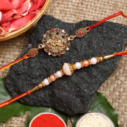 Radha-Krishna Rakhi and Roli Chawal