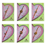 Padmabuja Graceful Multicolored Rakhi Pack of 6