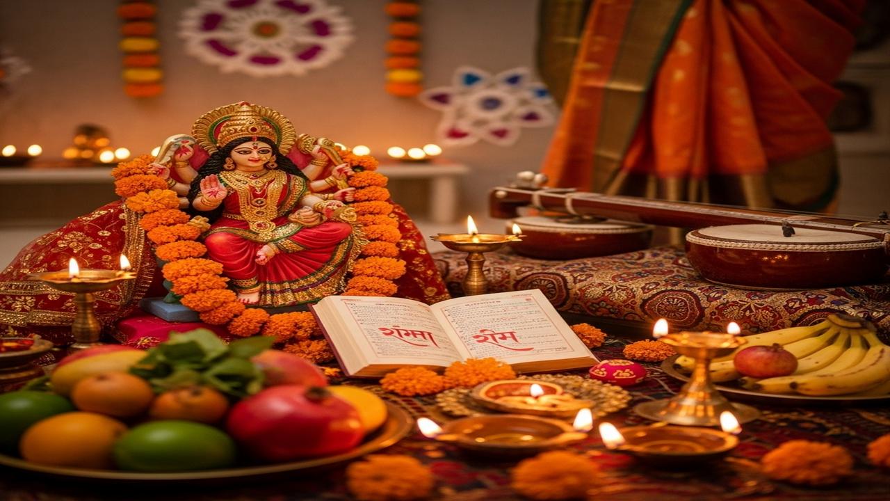 नवरात्रि में माता के गीत और भजन का महत्व