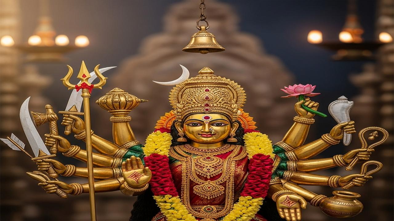 क्या आप जानते हैं माँ चंद्रघंटा के 10 हाथों का महत्व?