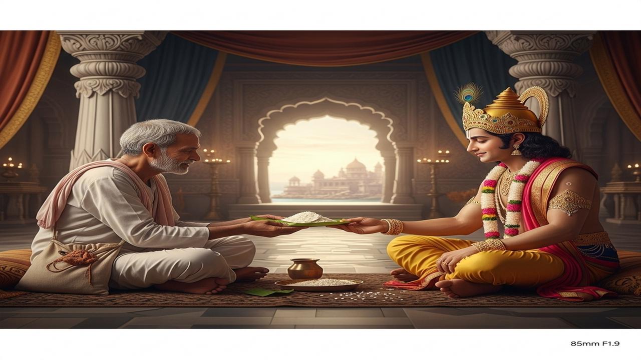 The story behind Sudama’s meeting with Krishna