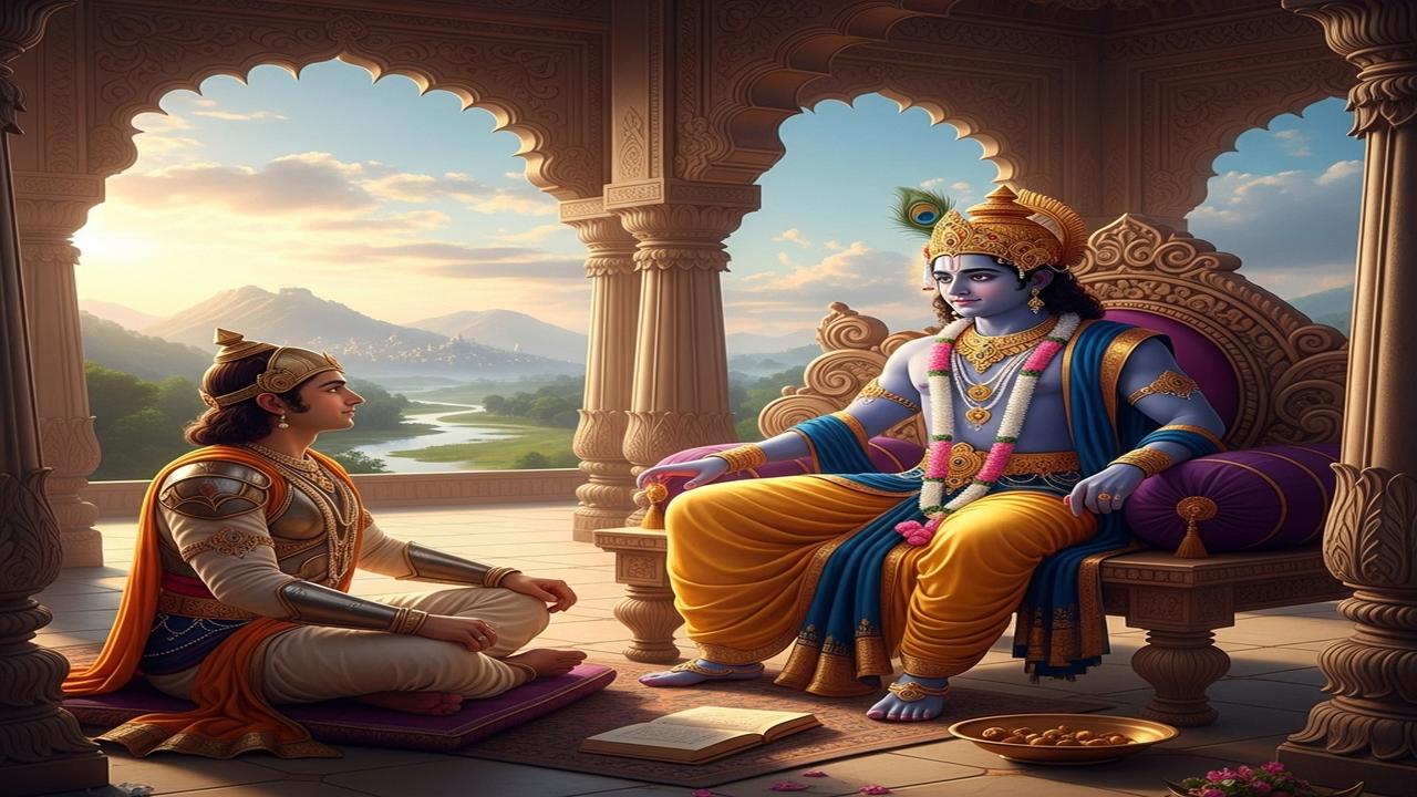 Krishna Describes the Divine Qualities