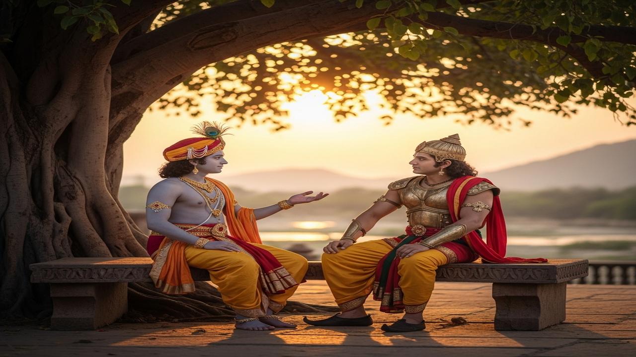 Krishna Explains Three Types of Action