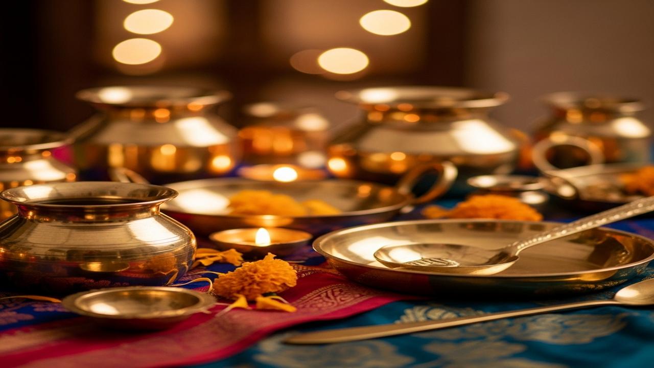 धनतेरस पर पीतल के बर्तन खरीदना क्यों होता है शुभ? जानें कारण