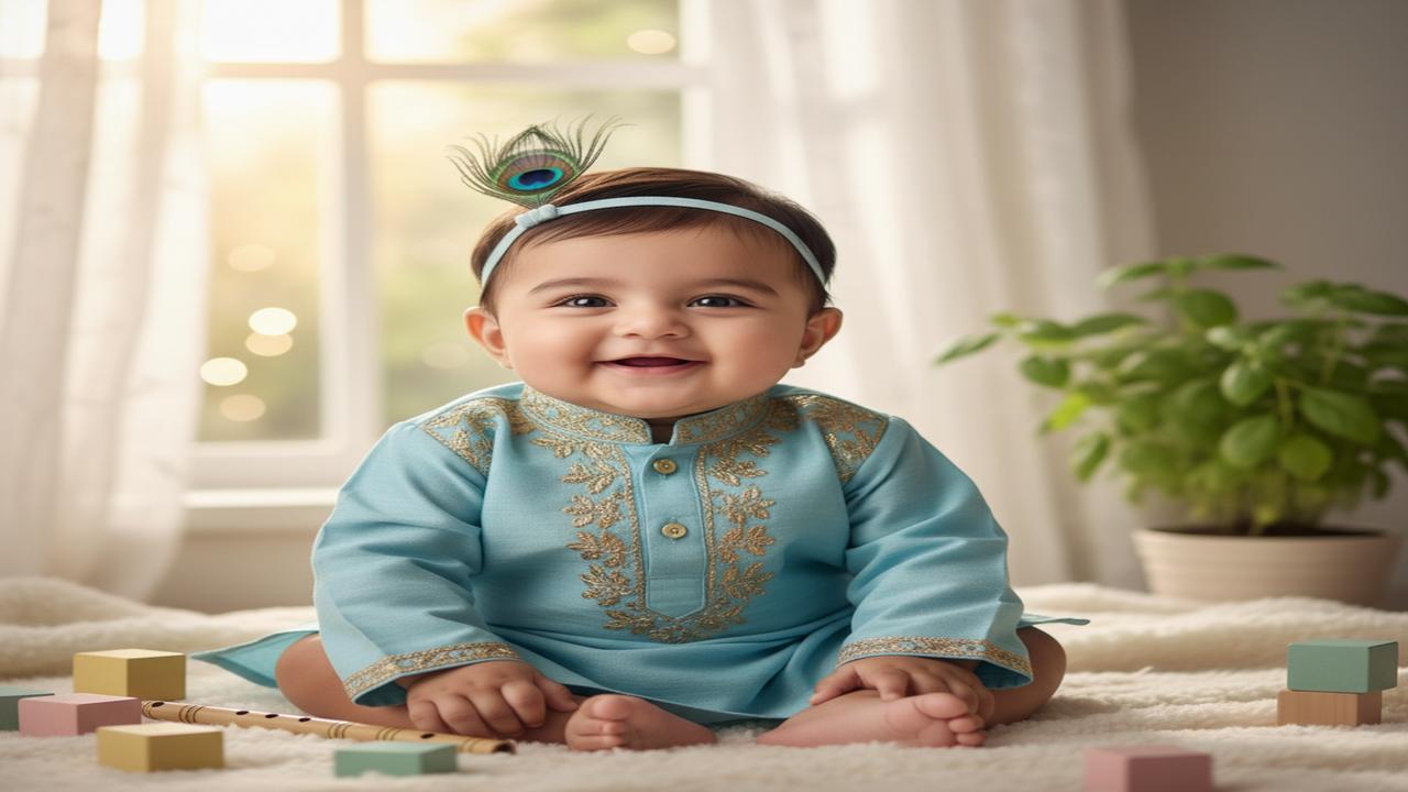 10 Short and Modern Baby Names Inspired by Lord Krishna