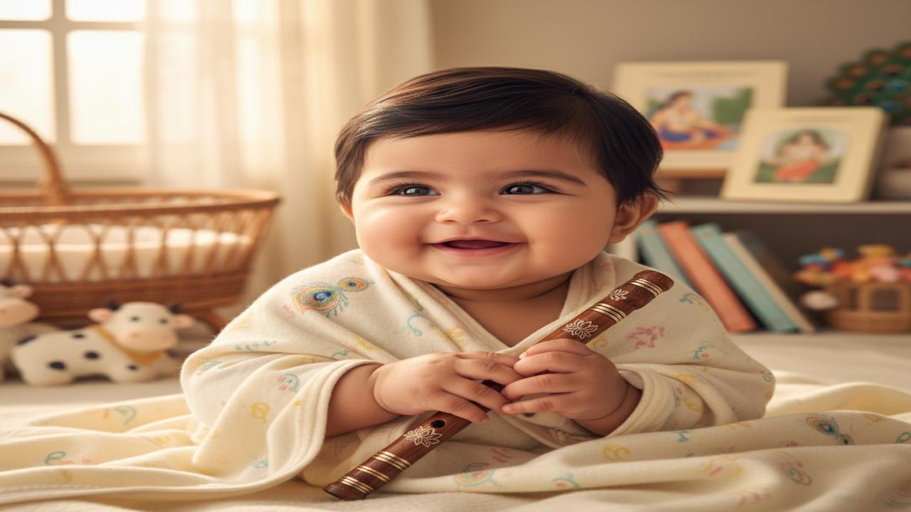 10 Melodious Baby Names for Girls inspired by Krishna's Flute